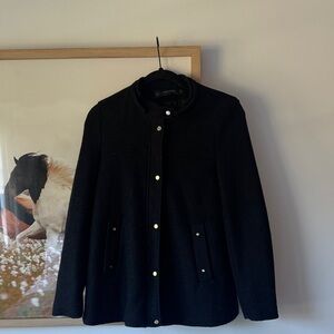 Zara Black Teddy Jacket
